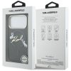 Etui Karl Lagerfeld IML Choupettes Karl  Script Logo MagSafe do iPhone 17 Pro Max czarny